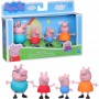 Peppa's Family figures Peppa Pig action toys