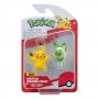 Pikachu and Sprigatito Battle Figure Pack Pokémon Action Toy