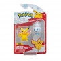 Pikachu et Sorbébé Noël Edition Figurine Battle Figure Pack Pokémon