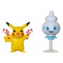 Pikachu et Sorbébé Noël Edition Figurine Battle Figure Pack Pokémon