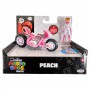 Peach et véhicule Kart Figurine Super Mario Bros Movie