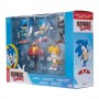 Pack 5 Action Figures Sonic The Hedgehog 6cm