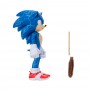 Sonic avec carte et sac pour les anneaux Figurine Articulée Sonic The Hedgehog 2 10cm