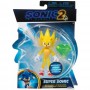Super Sonic avec Maitre Emeraude Figurine Articulée Sonic The Hedgehog 2 10cm