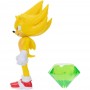 Super Sonic avec Maitre Emeraude Figurine Articulée Sonic The Hedgehog 2 10cm