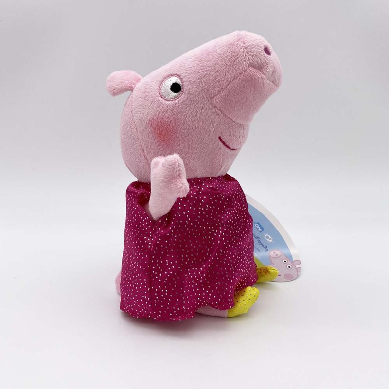 PEPPA Pig ECO plyšová Peppa 20cm červené šaty