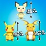 Coffret Trio Évolution Pikachu Jeu de construction Pokémon Mega Construx