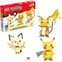 Coffret Trio Évolution Pikachu Jeu de construction Pokémon Mega Construx