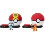 Pokéball Surprise Attack Game Charmander and Riolu Pokémon