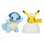 Pikachu and Squirtle Holiday Seasonal Battle Figure Pack Pokémon Action Toy