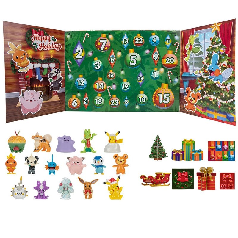 KIT Calendrier de l'Avent POKEMON avec 24 figurines | Kaufen auf